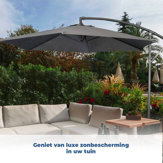 BluMill Zweefparasol Antraciet