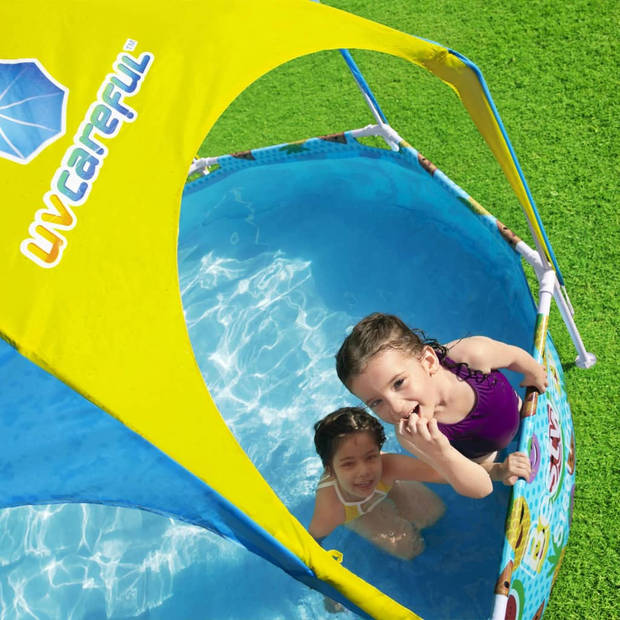 Bestway my first frame pool splash-in-shade play rond 244Bestway Peuterbad Splash-in-Shade - Ø 244 cm