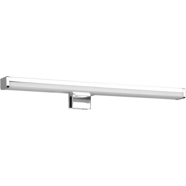 LED Spiegelverlichting - Trion Liman - 7.4W - Spatwaterdicht IP44 - Warm Wit 3000K - Glans Chroom - Kunststof