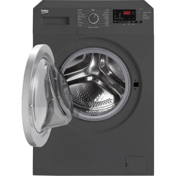 BEKO LLF08A5 front wasmachine - 8 kg - Klasse A +++ - 1400 tpm - ProSmart Inverter motor - Antracietgrijs