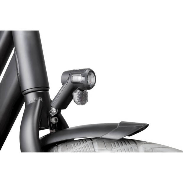 AXA Fietskoplamp Nox Sport auto/off led 12 lux Zwart