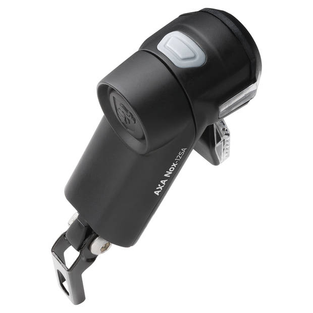 AXA Fietskoplamp Nox Sport auto/off led 12 lux Zwart