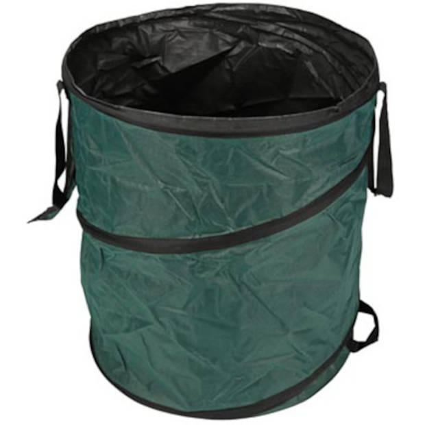 Perel tuinafvalzak 150 liter 63 x 55 cm nylon groen/zwart