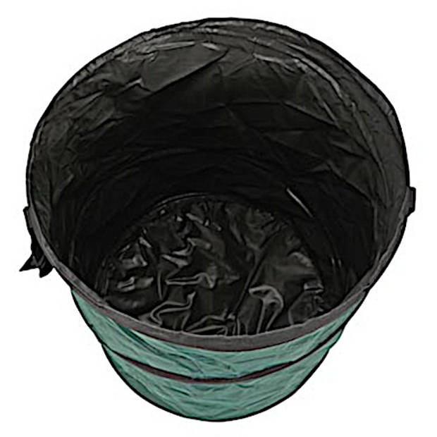 Perel tuinafvalzak 150 liter 63 x 55 cm nylon groen/zwart
