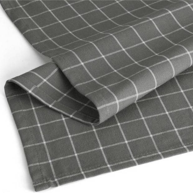 Walra Keukendoeken Set Cubes Uni, Stripes & Blocks Off Black 50 x 70 cm - 3 Stuks