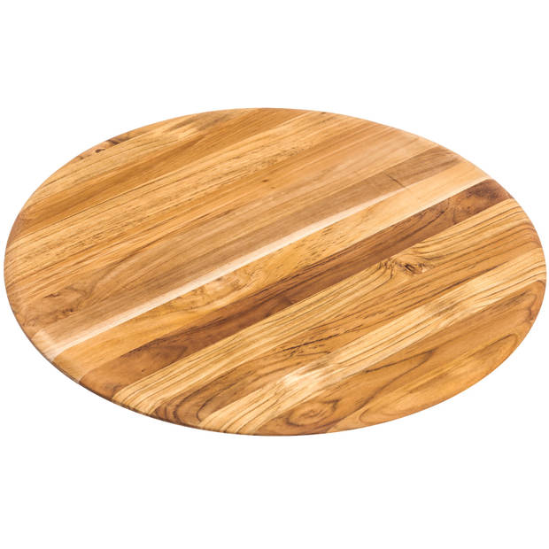 Teakhaus Elegant Collection - Serveerplank hout rond 46cm