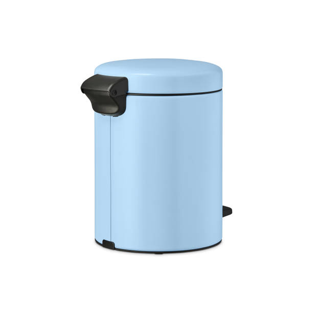 Brabantia NewIcon pedaalemmer 5 liter met kunststof binnenemmer - Dreamy Blue