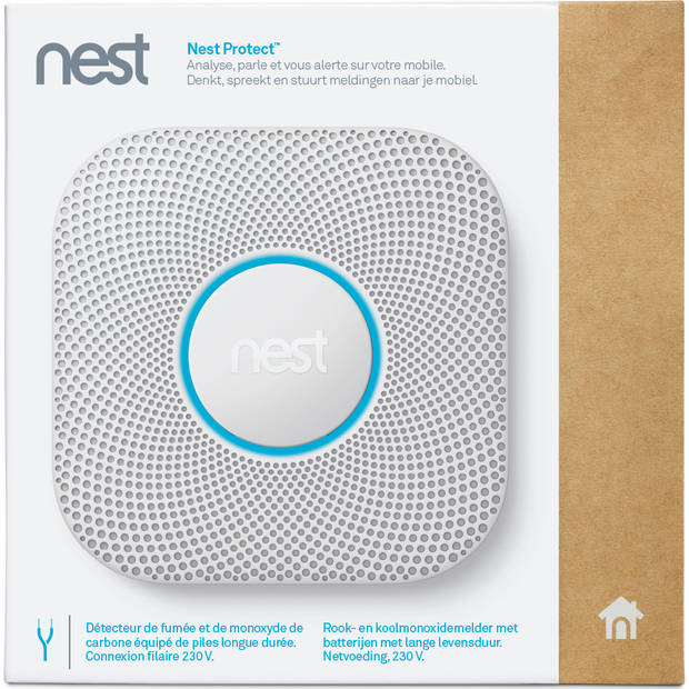 Nest Protect rook- en koolmonoxidemelder (230V)
