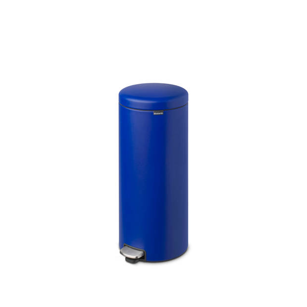 Brabantia NewIcon pedaalemmer 30 liter met kunststof binnenemmer - Mineral Powerful Blue