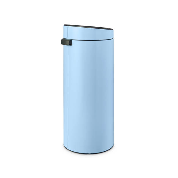 Brabantia Touch Bin afvalemmer 30 liter met kunststof binnenemmer - Dreamy Blue