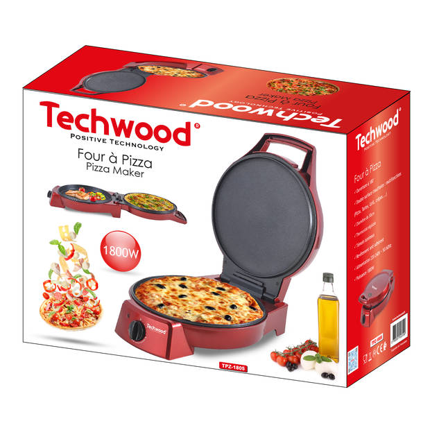Techwood 1805 - pizza oven & contactgrill