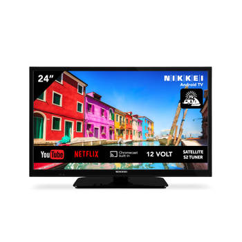 Nikkei NL24MANDROID - 24 inch - Android Smart TV - 12Volt
