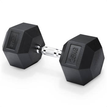 ZEUZ Hexa Dumbbell 1 Stuk 25 KG – Hexagon Gewichten – Crossfit, Fitness & Krachttraining