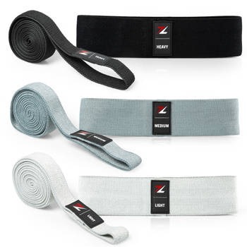 ZEUZ® 6 Stuks Premium Weerstandsbanden Set – Resistance Band – Weerstand Fitness Elastiek - Power Stretch Band