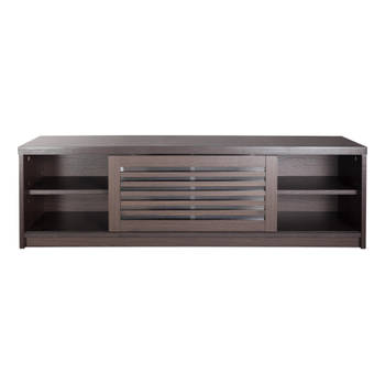 TV kast dressoir modern - TV meubel - louvre schuifdeuren - 120 cm breed