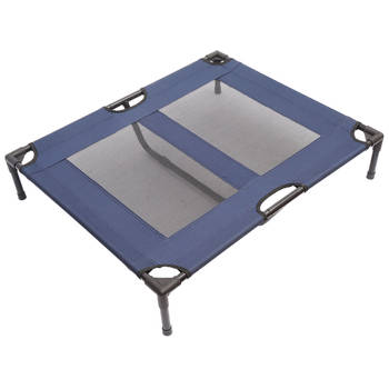 Honden Ligbed - Hondenbed Stretcher - Hondenstretcher - Hondenkussen - Portable Draagbaar - 92 x 76 x 18 cm - Blauw