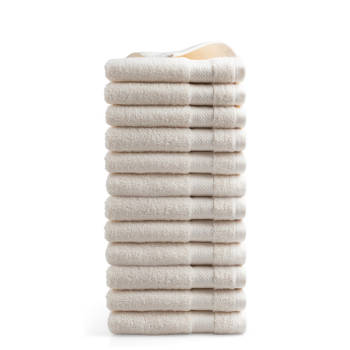 Handdoek Hotel Collectie - 12 stuks - 50x100 - crème