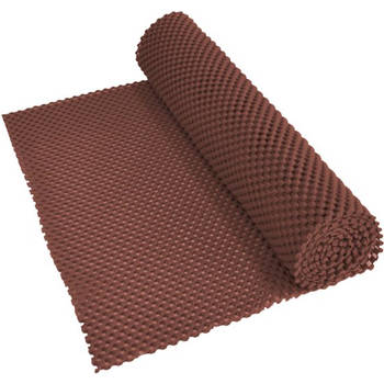 Aidapt anti-slip mat bruin - voor lade, dienblad, vloer