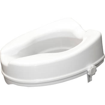 Aidapt verhoogde toiletbril wit - 5 cm
