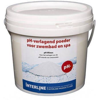 Interline PH-min 3 kg pH verlager ph granulaat zwembad water verlagend PH waarde onderhoudsmiddel
