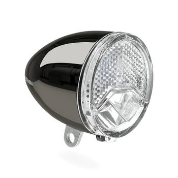 AXA koplamp Retro 606 Steady LED 15 lux dynamo zwart