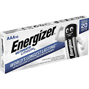 Energizer Ultimate Lithium AAA /L92 1.5v 10 pack