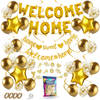 Fissaly® Welkom Thuis Gouden Versiering – Welcome Home Decoratie - Suprise Party – Inclusief Ballonnen & Accessoires