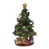 Clayre & Eef Multi Muziekdoos kerstboom Ø 14*23 cm 6PR2846