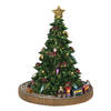 Clayre & Eef Multi Muziekdoos kerstboom Ø 15*18 cm 6PR2845