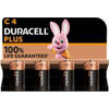 Duracell C plus - Batterij - K4 - Alkaline - 1.5 V - 4 stuks