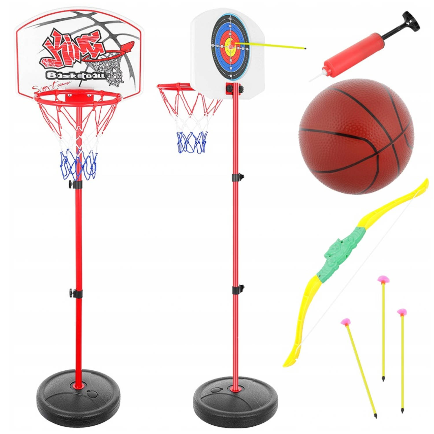Basketbalpaal - Basketbalring - Basketbal - Basketball - Set Voor Kinderen - 146 Cm