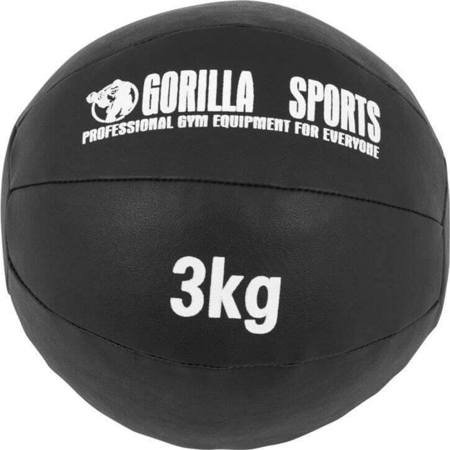 Gorilla Sports Medicijnbal Medicine Ball Kunstleer 3 kg