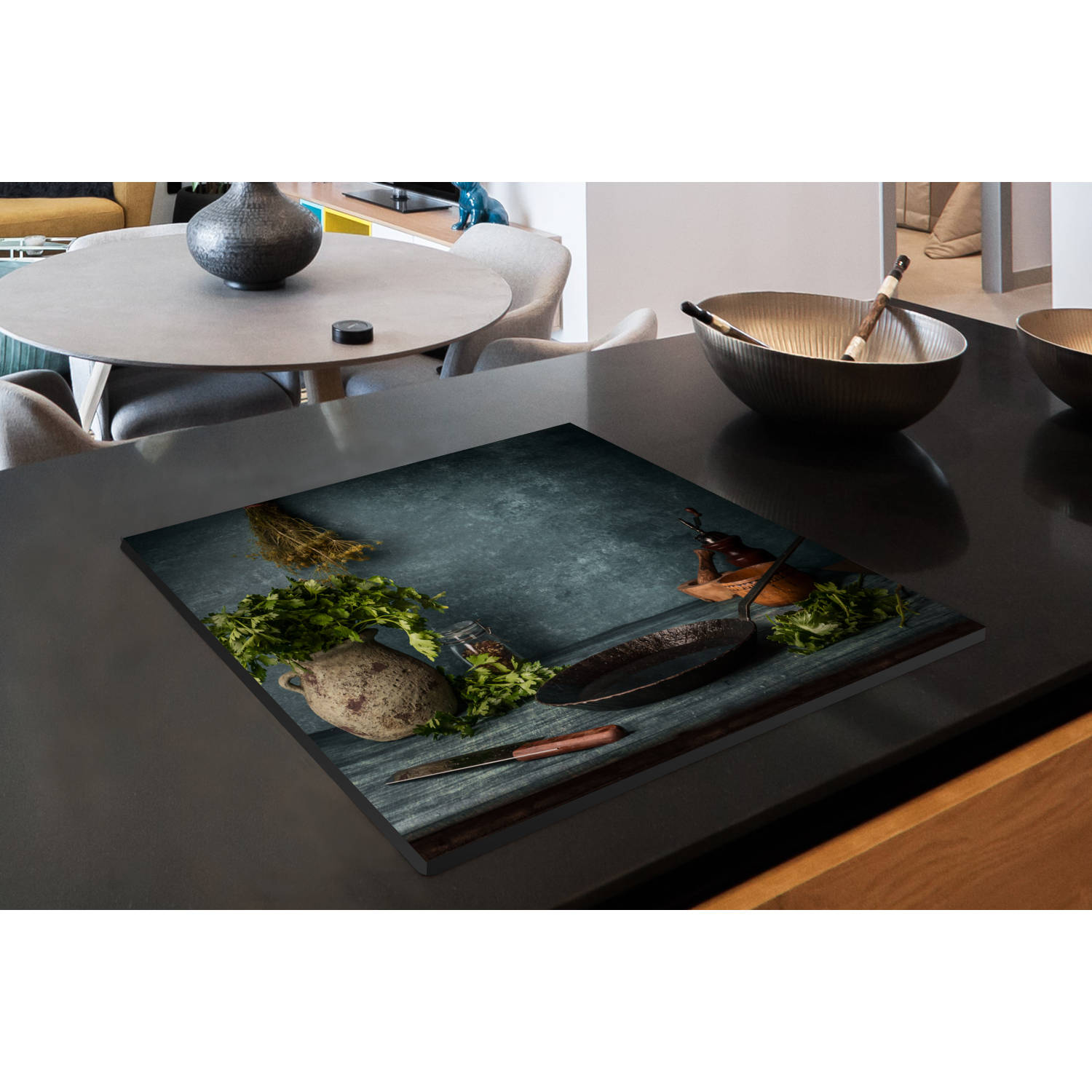 Oh het dossier generatie Inductiebeschermer - 60x52 cm - Rustieke tafel in de keuken | Blokker