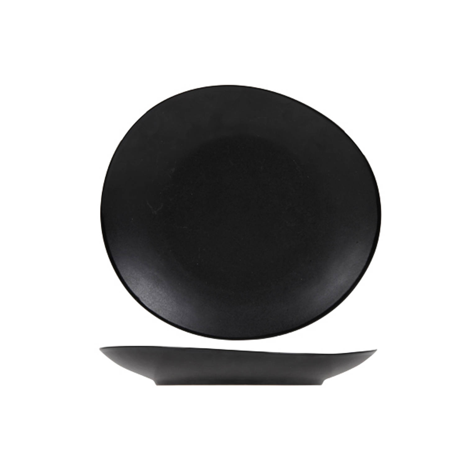 Cosy & Trendy Dessertbord Vongola Black 22.2 x 20.3 cm