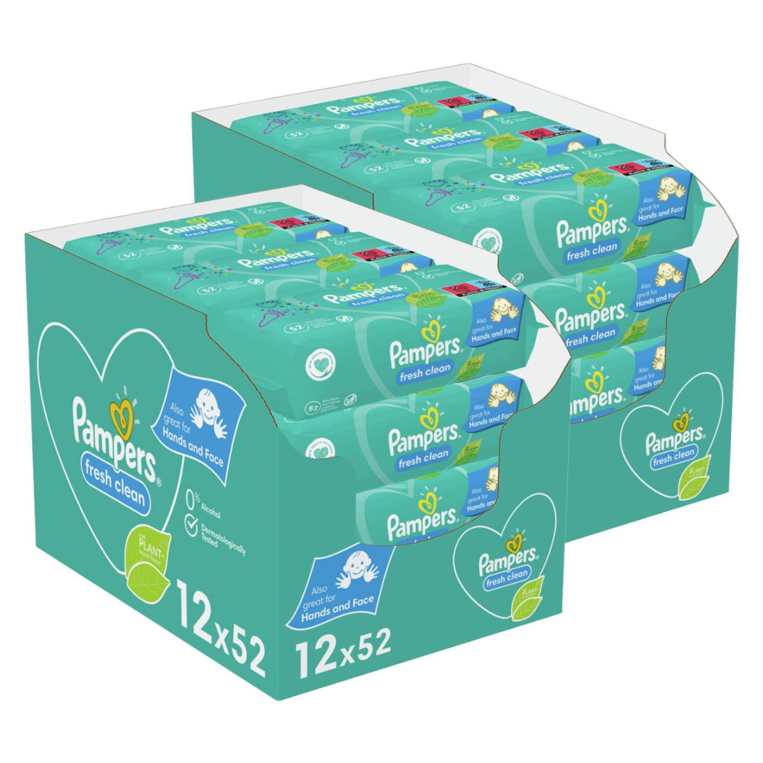 Pampers - Fresh Clean - Billendoekjes - 1248 Doekjes - 24 X 52