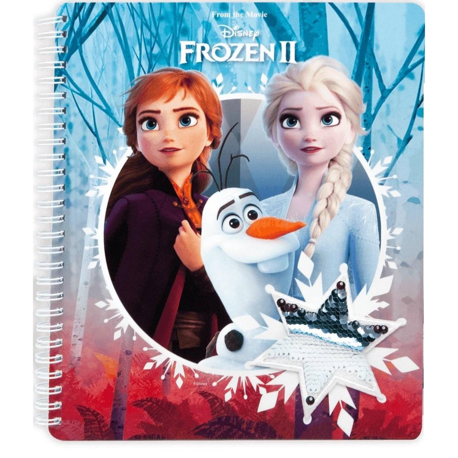 Disney Frozen Notitieboek A5 Met 31 Stickers