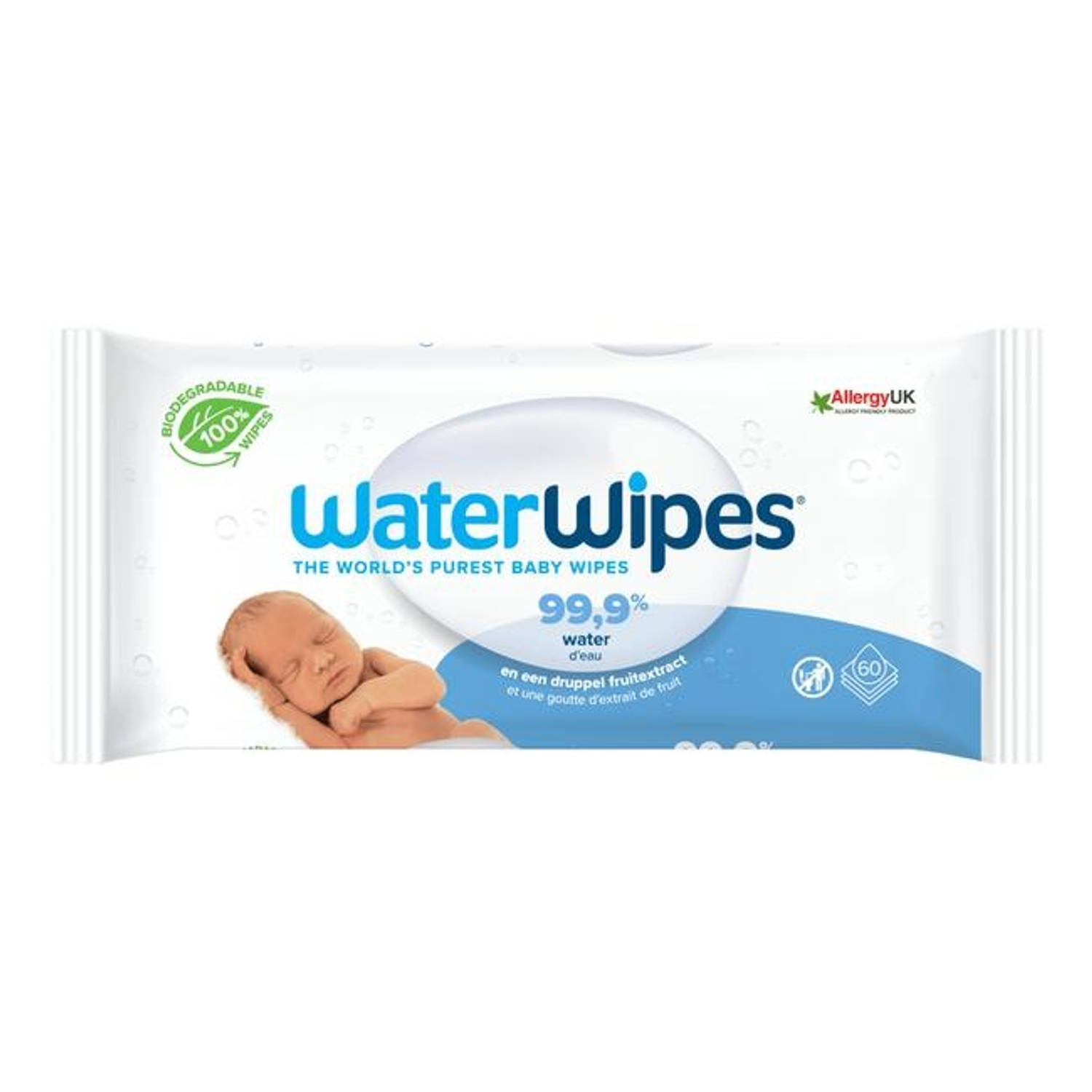 Waterwipes Babydoekjes (60st)