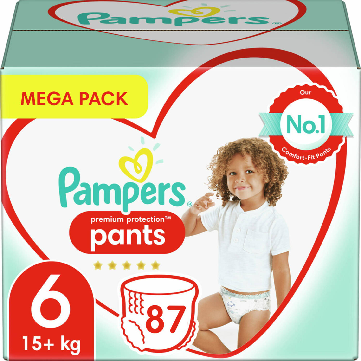 Pampers Premium Protection Pants Maat 6 Mega Pack 87 Luierbroekjes