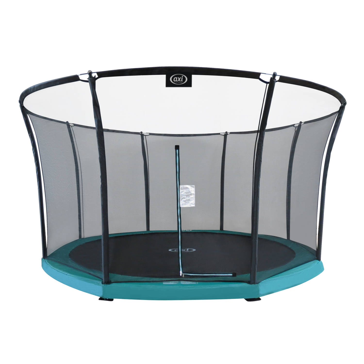 Axi Denver Trampoline Met Veiligheidsnet Ø 366 Cm Groen Inground Trampoline Voor Kinderen