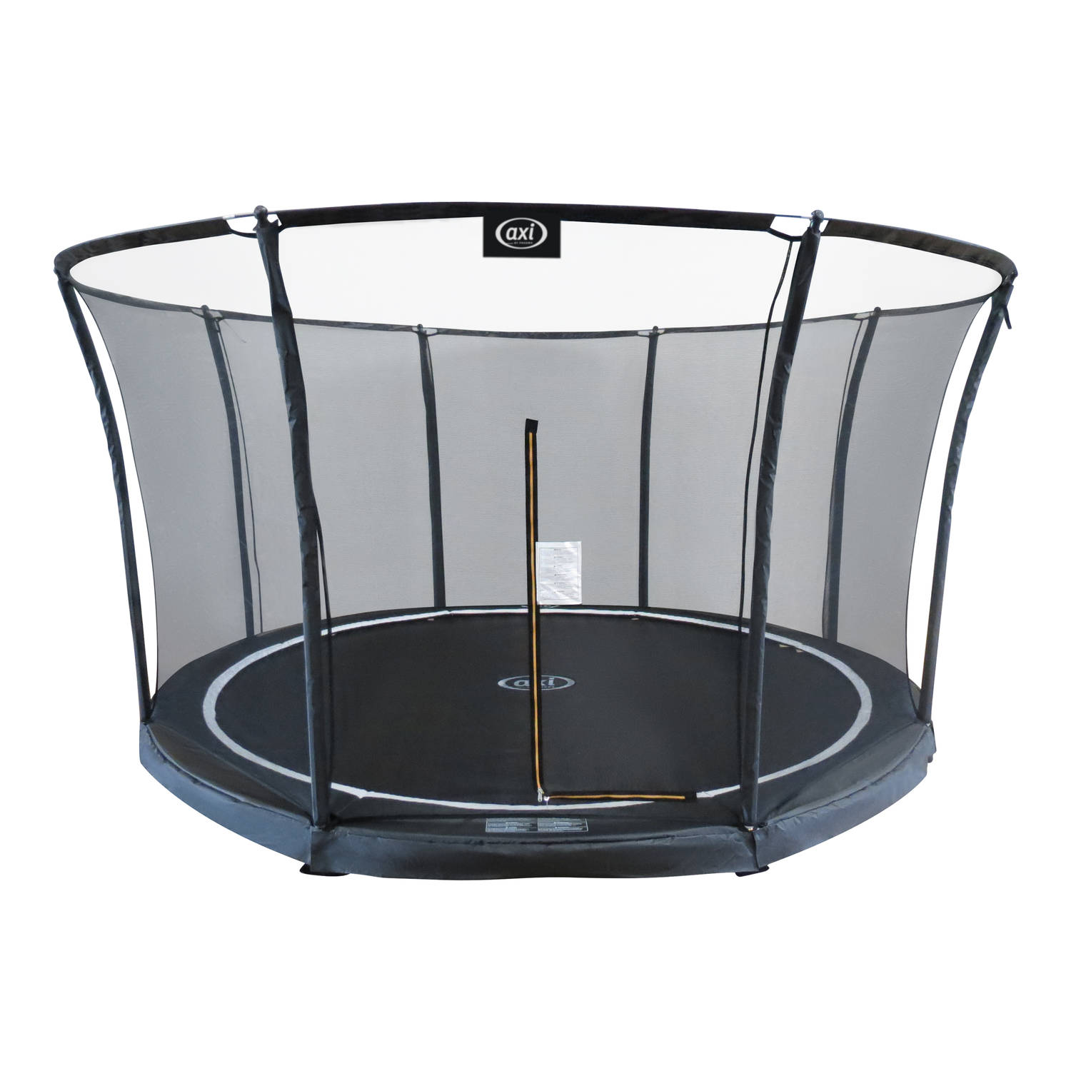 Axi Denver Trampoline Met Veiligheidsnet Ø 366 Cm Zwart Inground Trampoline Voor Kinderen