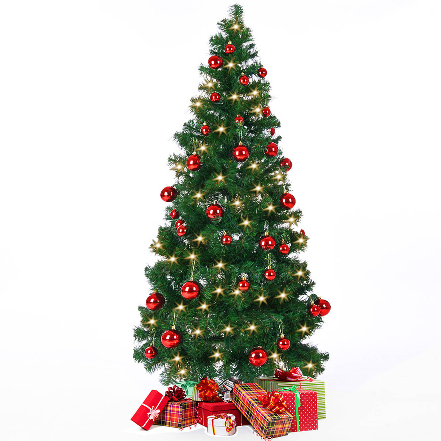 Casaria Pop-up Kerstboom 150cm Inclusief Versiering En Standaard
