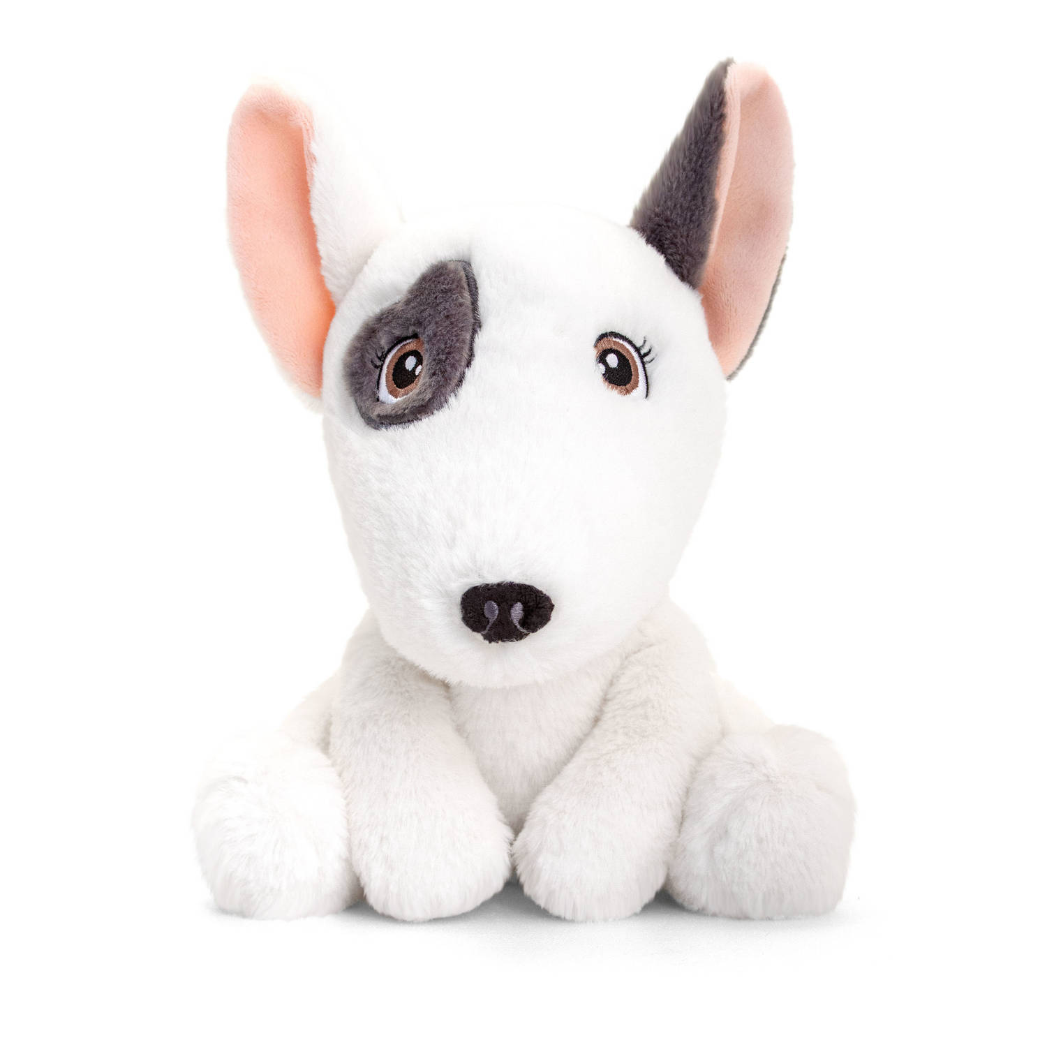 Pluche knuffel dieren pitbull terrier hond 25 cm - Knuffelbeesten speelgoed