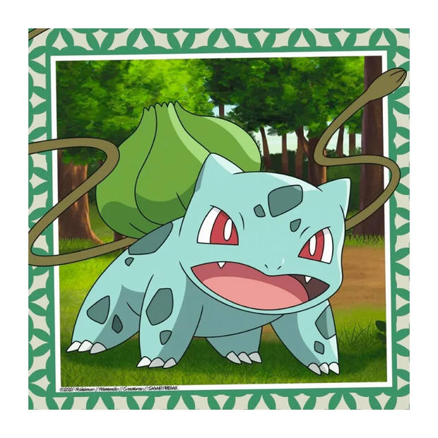 Ravensburger Puzzel Pok?mon Charmander Squirtle Bulbasaur 3x49 Stukjes