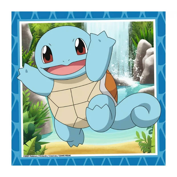 Ravensburger Puzzel Pok?mon Charmander Squirtle Bulbasaur 3x49 Stukjes