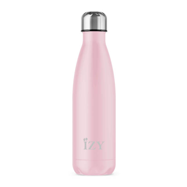 IZY - Thermosfles 0.5L, RVS, Mat Roze - IZY Original Collection