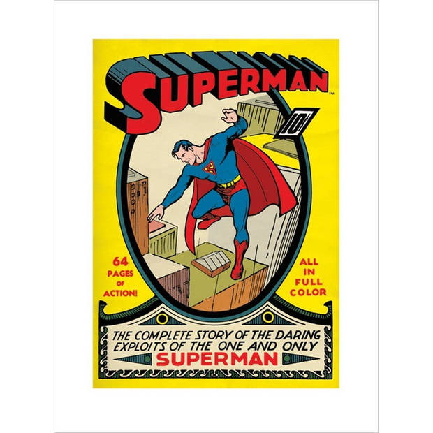 Kunstdruk Superman No 1 60x80cm