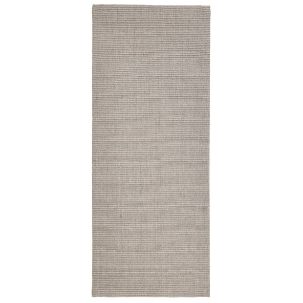 vidaXL Vloerkleed 80x200 cm natuurlijk sisal zandkleurig