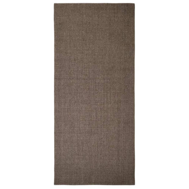 vidaXL Vloerkleed 66x150 cm natuurlijk sisal bruin