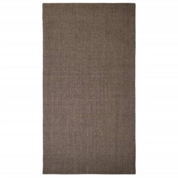 vidaXL Vloerkleed 80x150 cm natuurlijk sisal bruin