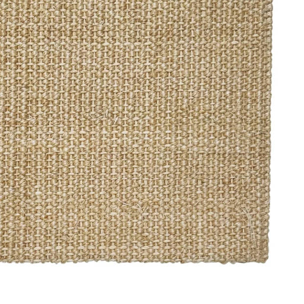 The Living Store Vloerkleed Sisal - 80 x 150 cm - Anti-slip - Duurzaam - Onderhoudsvriendelijk